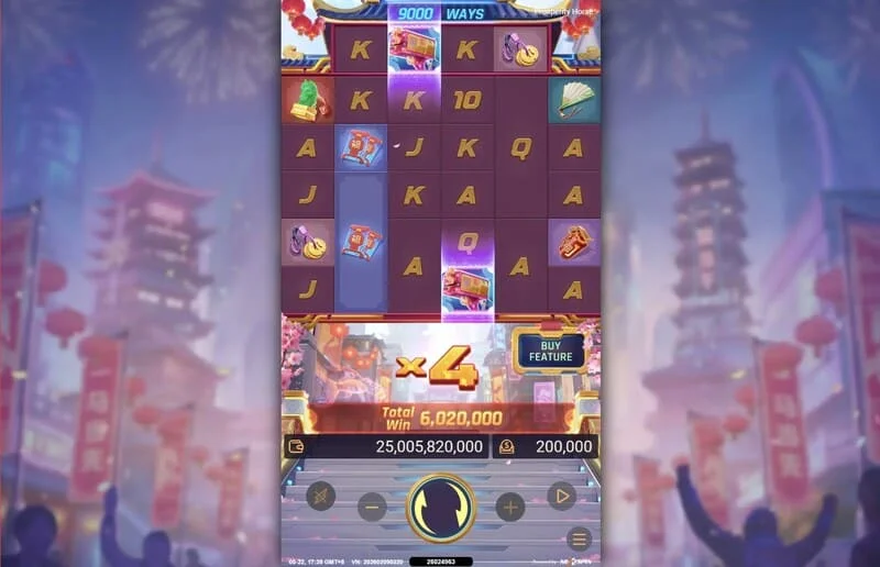 Prosperity Horse - kerroin ja lopullinen voitto Cyber-Luxe Free Spins -tilassa